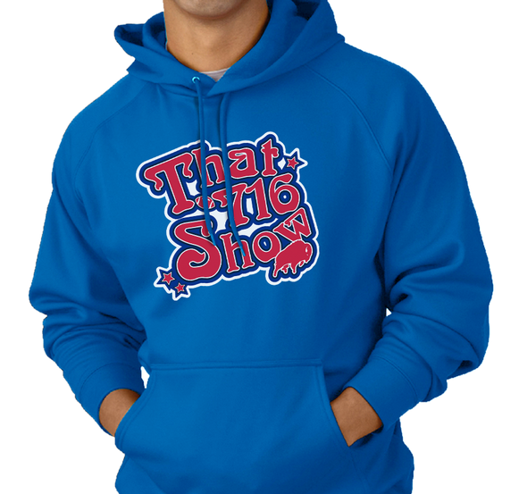 Sweatshirt Hoody, Royal (50% cotton, 50% polyester)