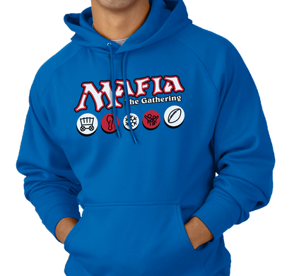 Sweatshirt Hoody, Royal (50% cotton, 50% polyester)