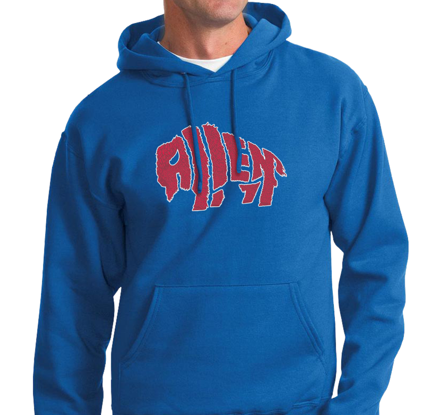 "Allen is Buffalo" Sweatshirt Hoody (multiple color options)