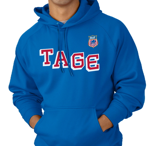 Sweatshirt Hoody, Royal (50% cotton, 50% polyester)