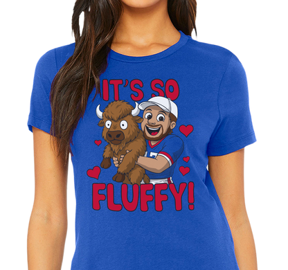 Ladies T-Shirt, Royal (100% cotton)