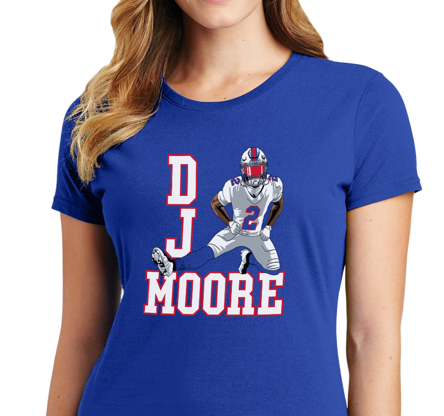 Ladies T-Shirt, Royal (100% cotton)