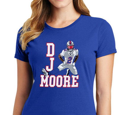 Ladies T-Shirt, Royal (100% cotton)