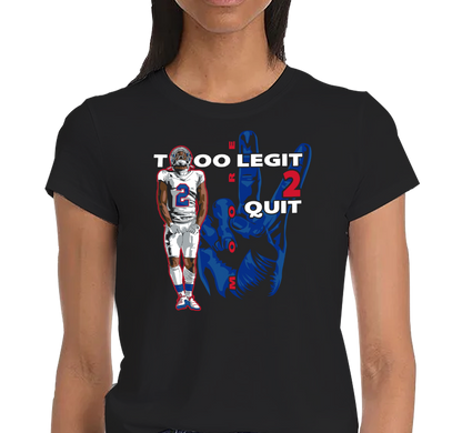 Ladies T-Shirt, Black (100% cotton)