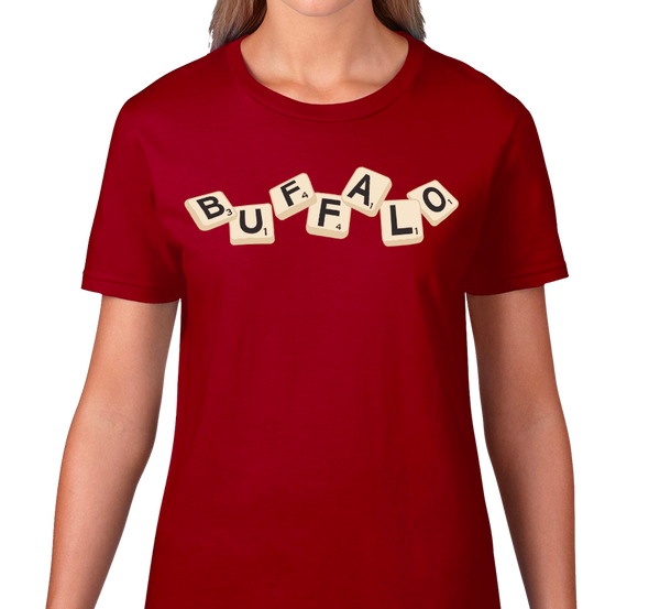 Ladies T-Shirt, Cardinal (100% cotton)