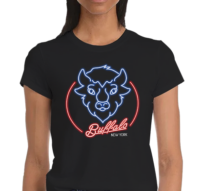 Ladies T-Shirt, Black (100% cotton)