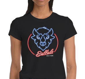 Ladies T-Shirt, Black (100% cotton)