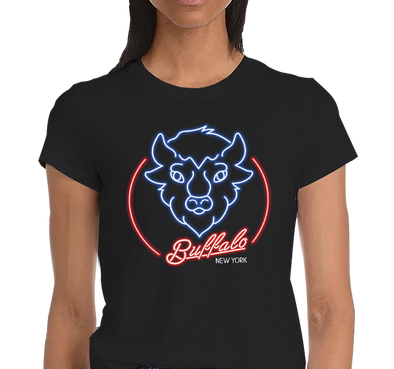 Ladies T-Shirt, Black (100% cotton)