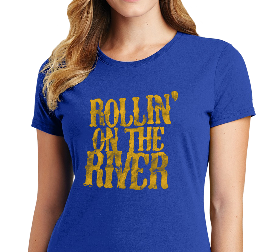 "Rollin' on the River" Ladies T-Shirt