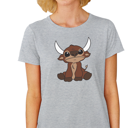 Ladies T-Shirt, Heather Gray (100% cotton)