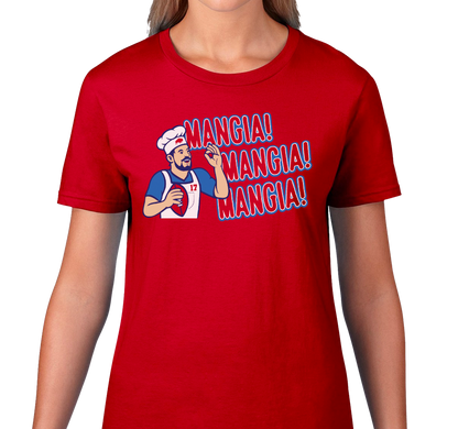 Ladies T-Shirt, Red (100% cotton)