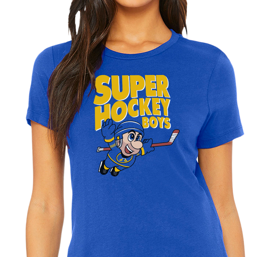 Ladies T-Shirt, Royal (100% cotton)