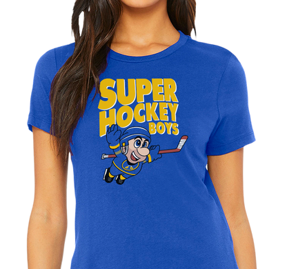 Ladies T-Shirt, Royal (100% cotton)