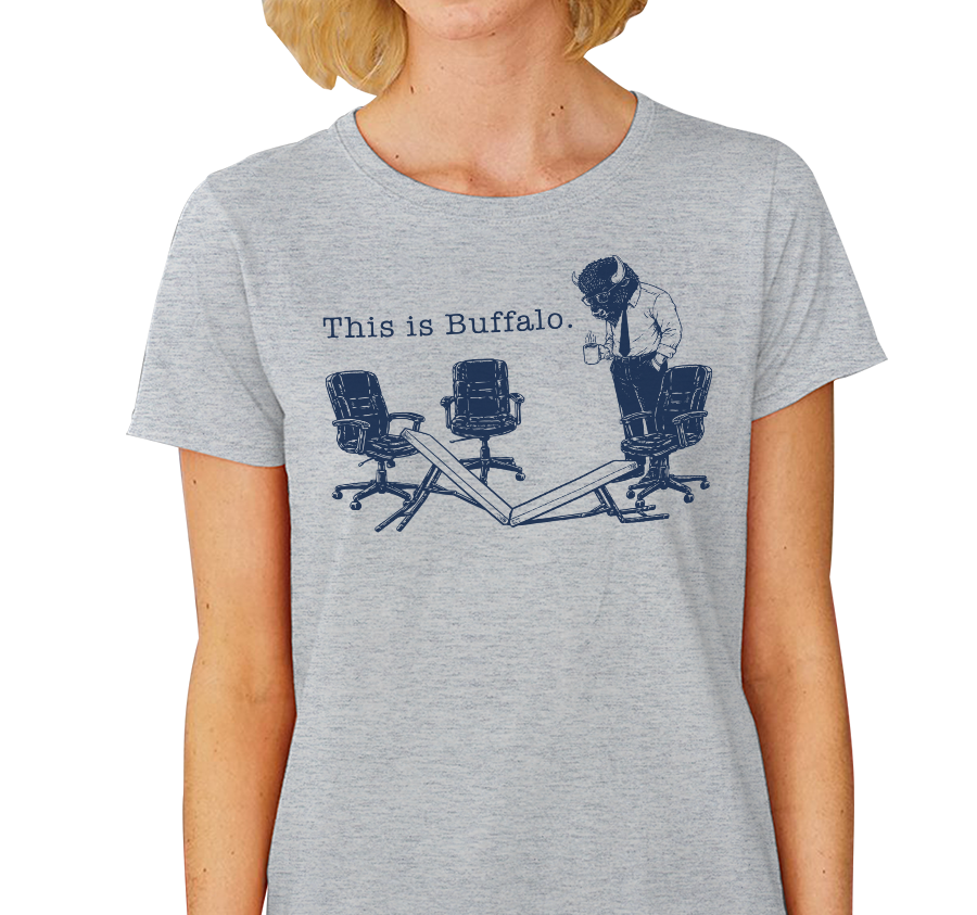 Ladies T-Shirt, Athletic Heather (90% cotton, 10% polyester)
