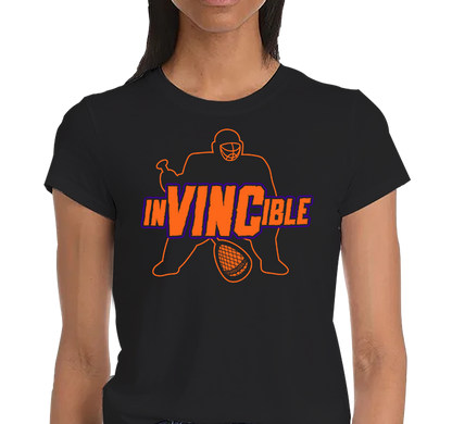 "In-Vinc-ible" Ladies T-Shirt