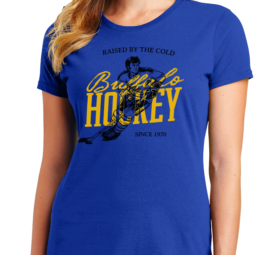 Ladies T-Shirt, Royal (100% cotton)