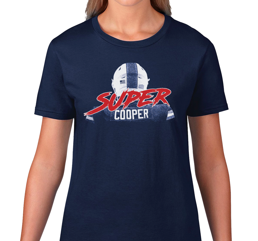 Ladies T-Shirt, Navy (100% cotton)