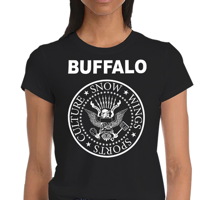 Ladies T-Shirt, Black (100% cotton)