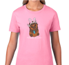 Ladies T-Shirt, Pink (100% cotton)