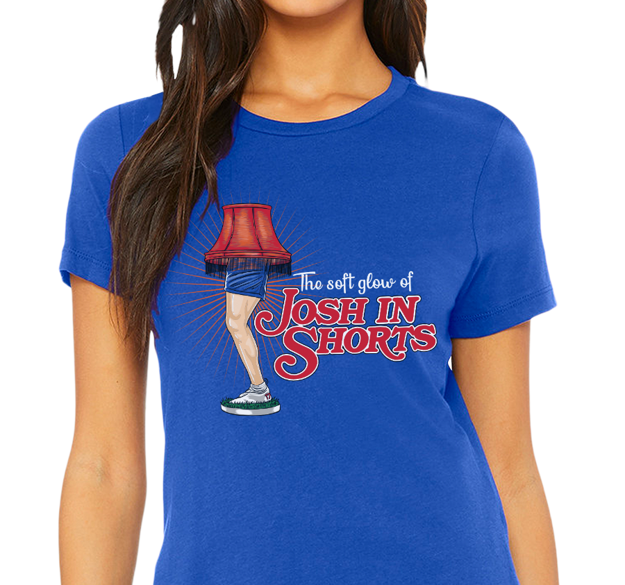 Ladies T-Shirt, Royal (100% cotton)