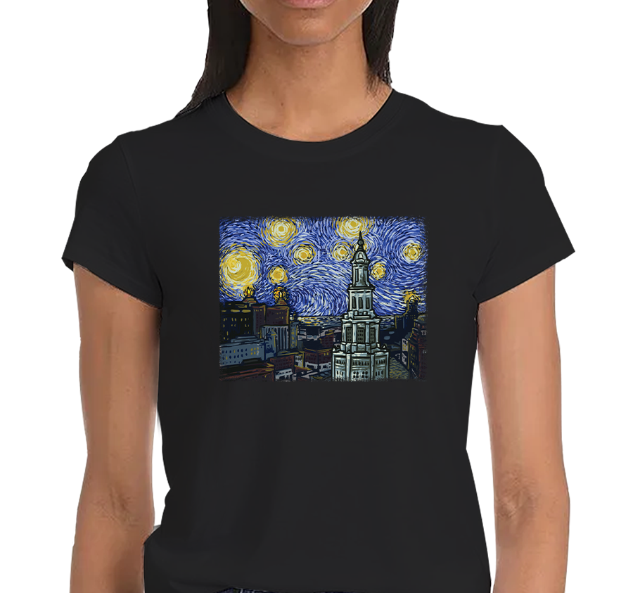 "Buffalo Night" Ladies T-Shirt