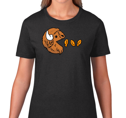 Ladies T-Shirt, Dark Heather Gray (50% cotton, 50% polyester)