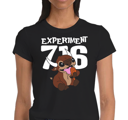 Ladies T-Shirt, Black (100% cotton)