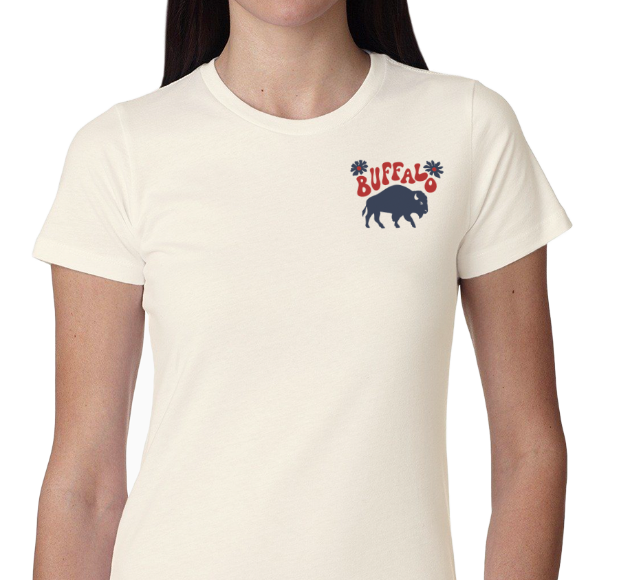 Ladies T-Shirt, Vintage White (100% cotton)