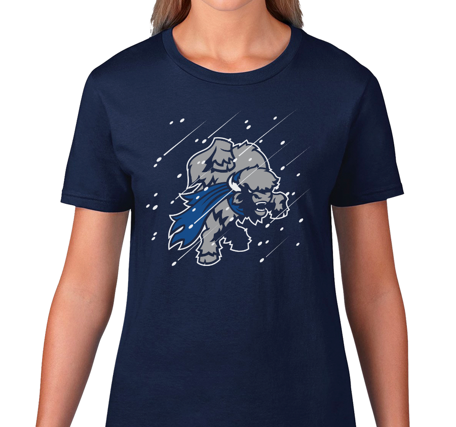 "Abominable Buffalo" (Winter Fury Edition) Ladies T-Shirt