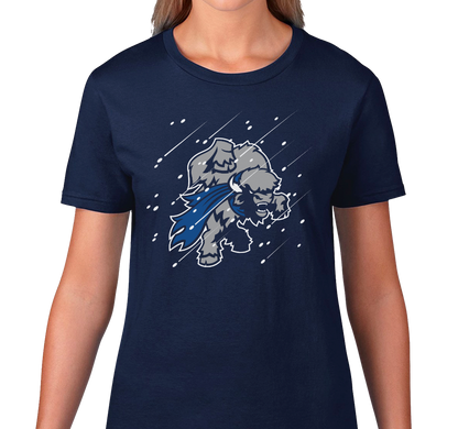 "Abominable Buffalo" (Winter Fury Edition) Ladies T-Shirt