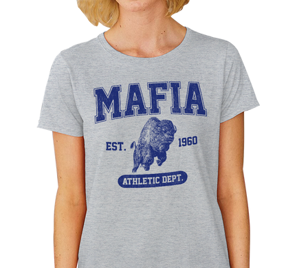 Ladies T-Shirt, Athletic Heather (90% cotton, 10% polyester)
