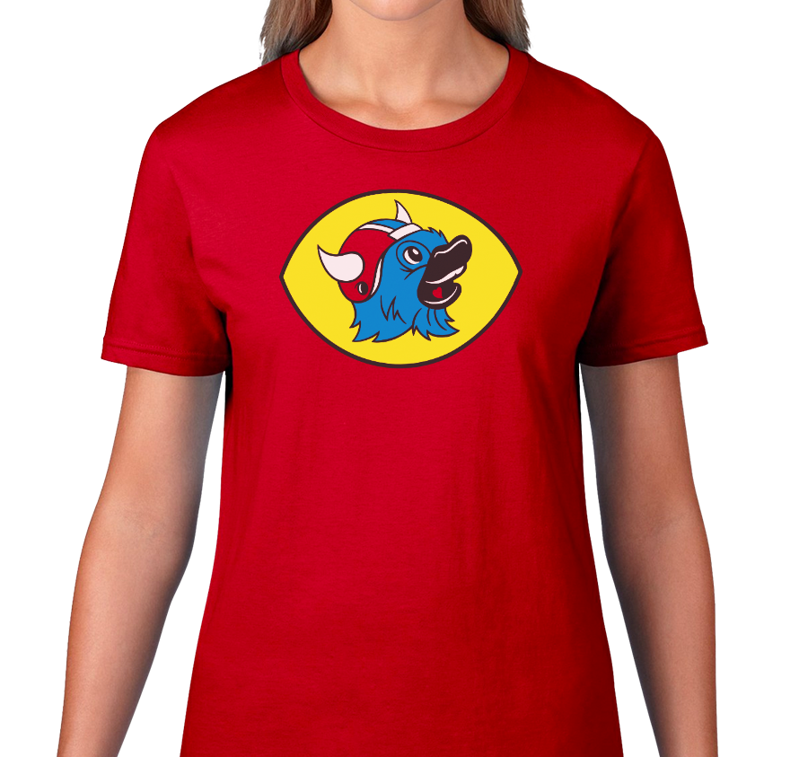 Ladies T-Shirt, Red (100% cotton)