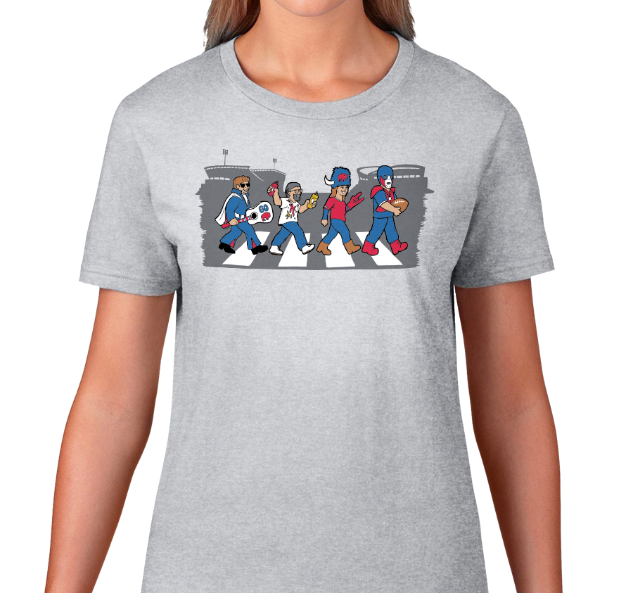 Ladies T-Shirt, Heather Gray (90% cotton, 10% polyester)