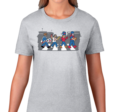 Ladies T-Shirt, Heather Gray (90% cotton, 10% polyester)