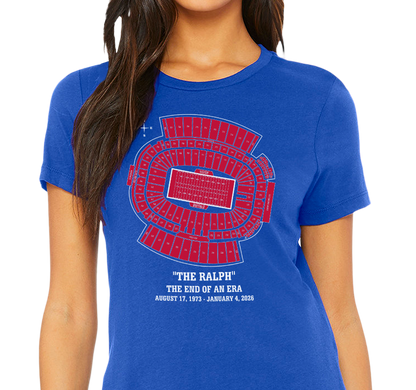 Ladies T-Shirt, Royal (100% cotton)