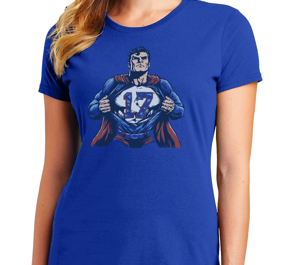 Ladies T-Shirt, Royal (100% cotton)