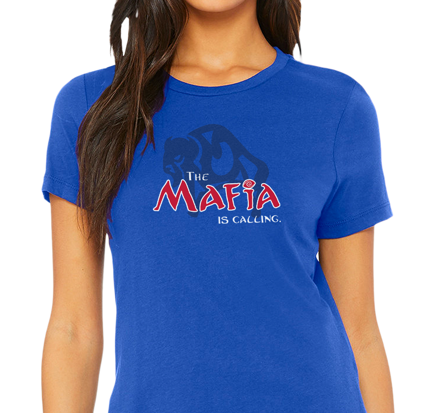 Ladies T-Shirt, Royal (100% cotton)