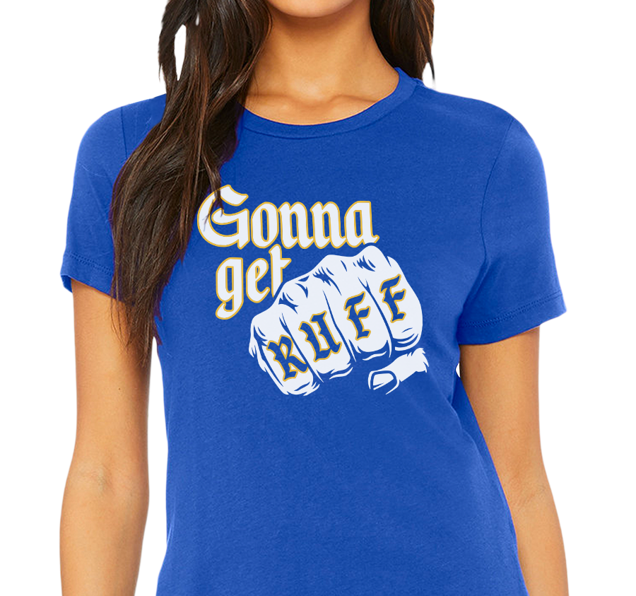 Ladies T-Shirt, Royal (100% cotton)