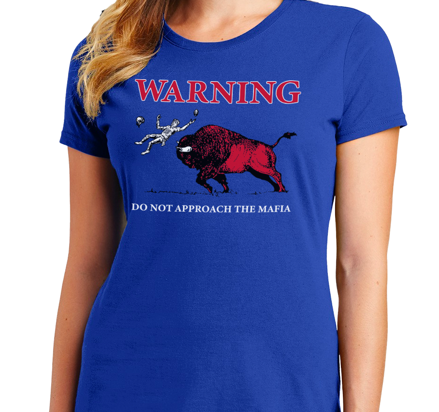 Ladies T-Shirt, Royal (100% cotton)