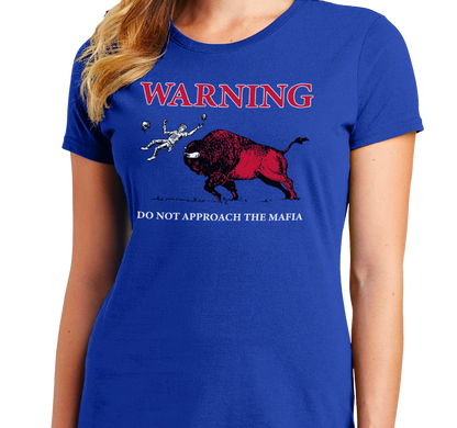 Ladies T-Shirt, Royal (100% cotton)