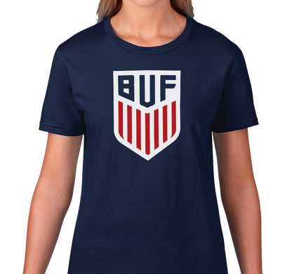 Ladies T-Shirt, Navy (100% cotton)