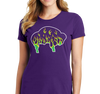 Ladies T-Shirt, Purple (100% cotton)