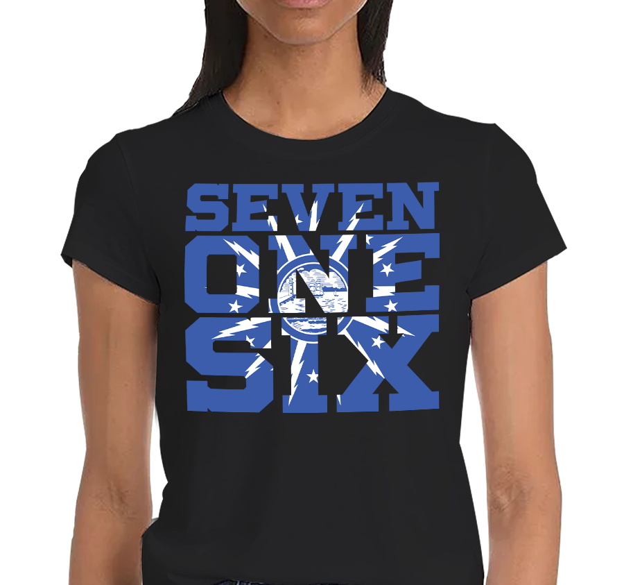 Ladies T-Shirt, Black (100% cotton)