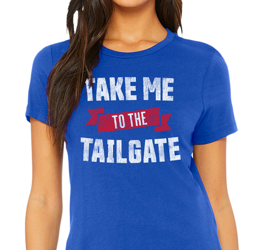 Ladies T-Shirt, Royal (100% cotton)