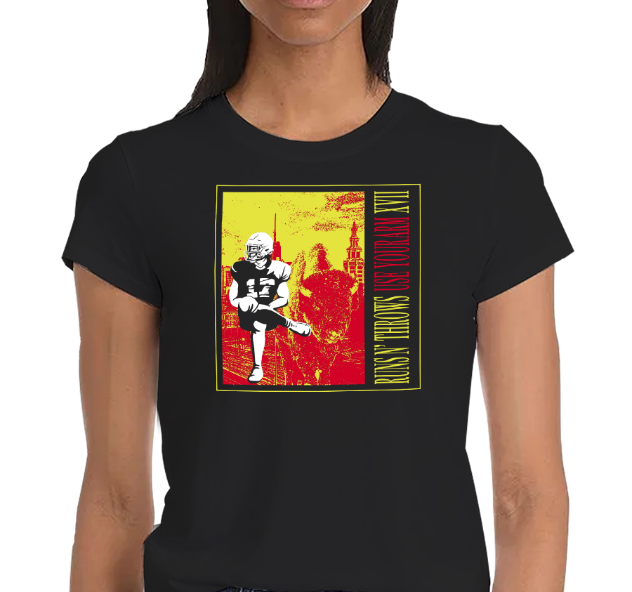 Ladies T-Shirt, Black (100% cotton)