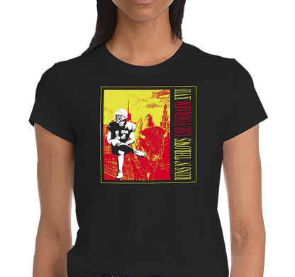 Ladies T-Shirt, Black (100% cotton)