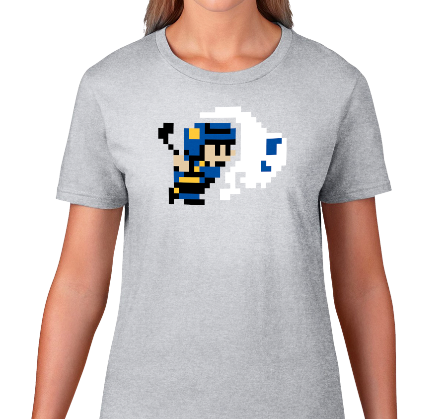 Ladies T-Shirt, Athletic Heather (90% cotton, 10% polyester)