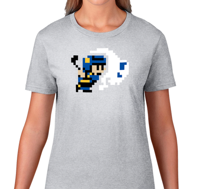 Ladies T-Shirt, Athletic Heather (90% cotton, 10% polyester)
