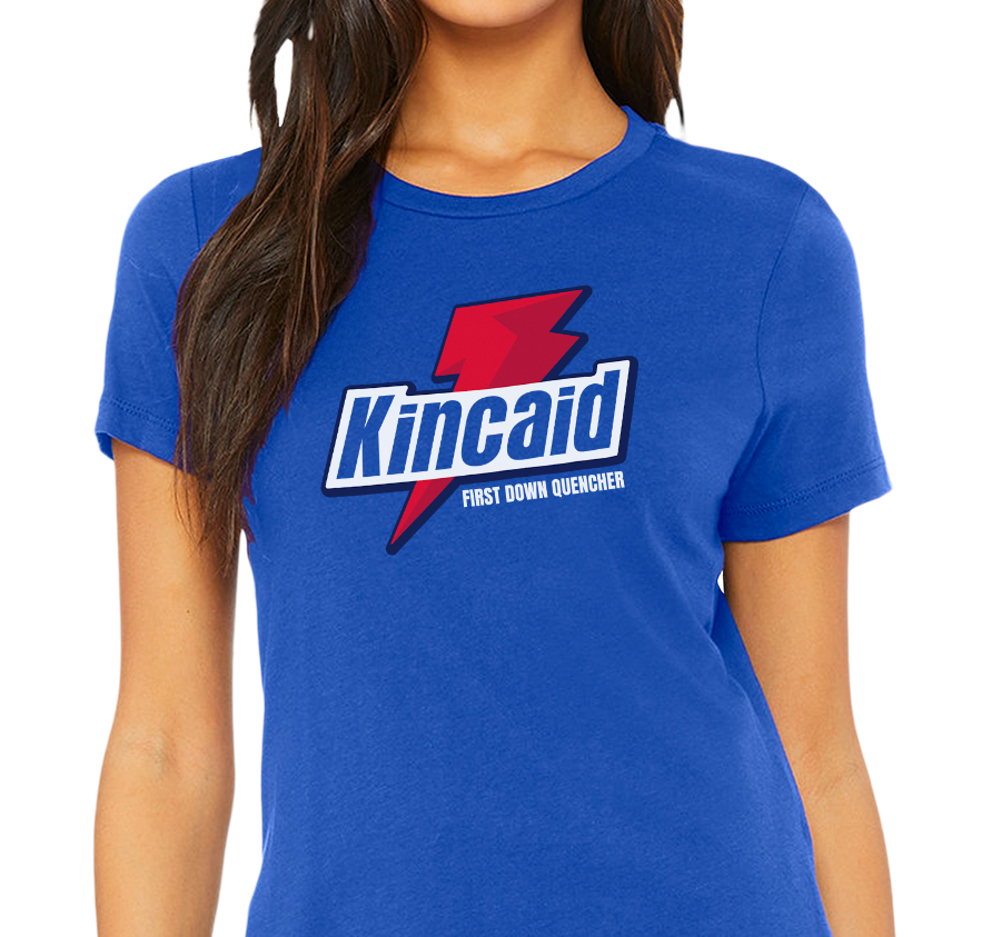 Ladies T-Shirt, Royal (100% cotton)