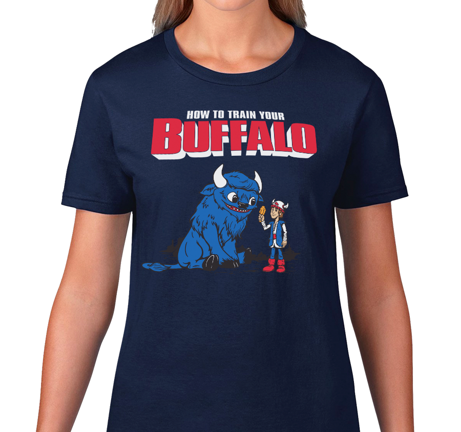 Ladies T-Shirt, Heather Navy (100% cotton)